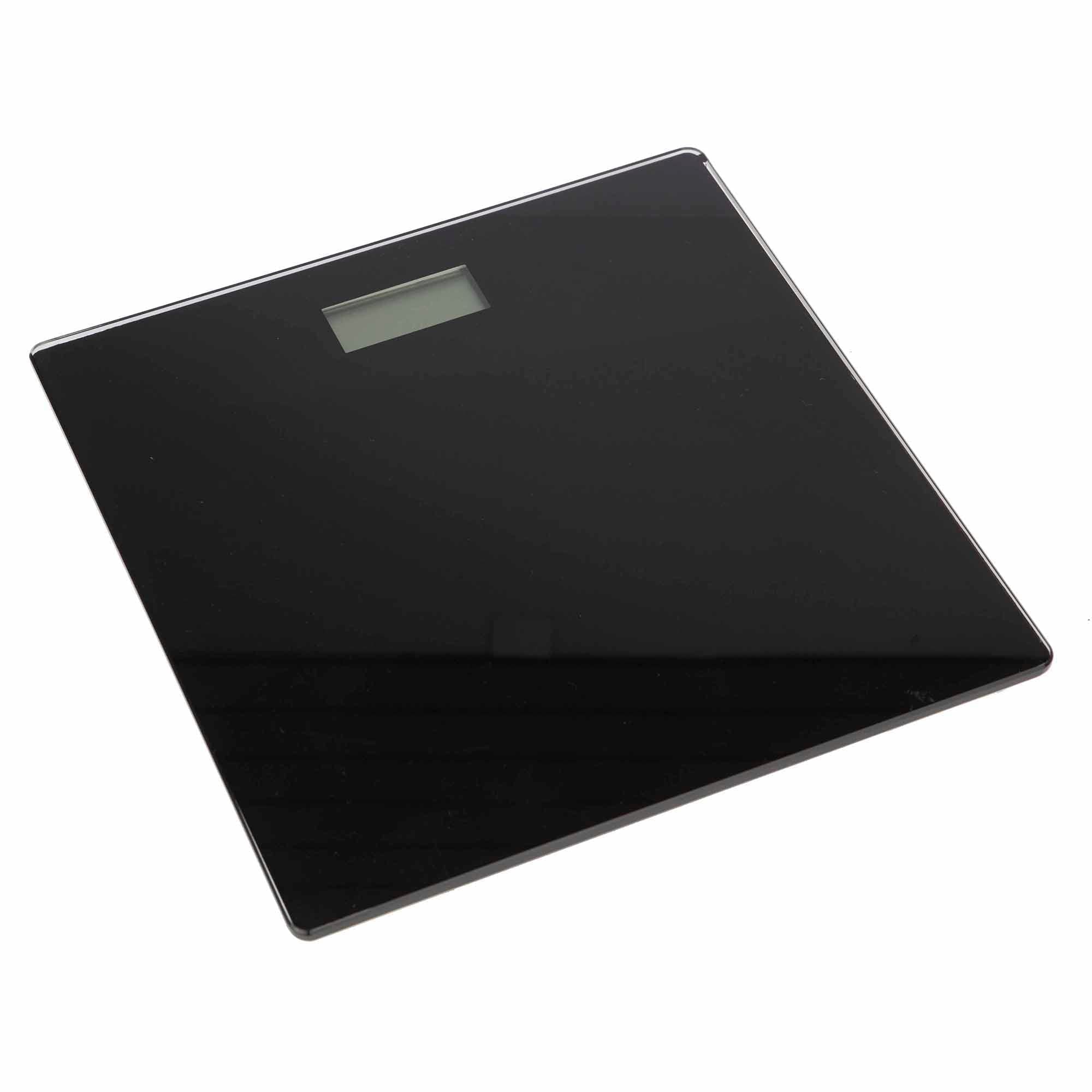 Home Basics Contemporary Sleek LCD Display Digital Glass Bathroom Scale, Black $10.00 EACH, CASE PACK OF 6