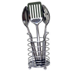 Load image into Gallery viewer, Home Basics Wire Collection Cutlery Holder, Chrome $5 EACH, CASE PACK OF 24