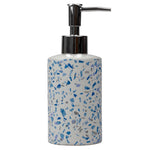 Load image into Gallery viewer, Home Basics Trendy Terrazzo 4 Piece Ceramic Bath Accessory Set, Blue $10.00 EACH, CASE PACK OF 12
