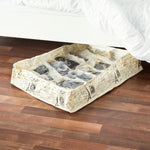 Load image into Gallery viewer, Home Basics Paris Collection 12 Pair Under-the-Bed Shoe Box, Natural $6.00 EACH, CASE PACK OF 12