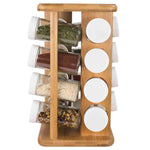 Load image into Gallery viewer, Home Basics 16 Piece Bamboo Revolving Spice Rack $20 EACH, CASE PACK OF 6