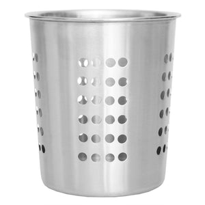 Home Basics Classic Perforated Quick Draining Stainless Steel Cutlery Holder, Silver $3.00 EACH, CASE PACK OF 12