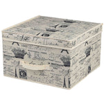 Load image into Gallery viewer, Home Basics Paris Collection Non-Woven Storage Box, Natural $6 EACH, CASE PACK OF 12