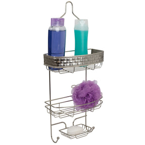 Home Basics Luxor Shower Caddy, Satin Nickel $10.00 EACH, CASE PACK OF 6