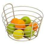 Load image into Gallery viewer, Michael Graves Design Simplicity Tapered Steel Wire Fruit Basket with Built in Easy Carrying Open Handles, Satin Nickel $10.00 EACH, CASE PACK OF 6