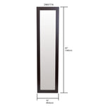 Load image into Gallery viewer, Home Basics Full Length Floor Mirror With Easel Back, Mahogany $30.00 EACH, CASE PACK OF 4
