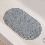 Load image into Gallery viewer, Home Basics PVC Floral Bath Mat - Assorted Colors
