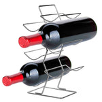 Load image into Gallery viewer, Home Basics Chrome Plated Steel Plated Steel 6 Bottle Wine Holder $7.50 EACH, CASE PACK OF 12