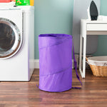 Load image into Gallery viewer, Home Basics Mesh Barrel Laundry Hamper - Assorted Colors
