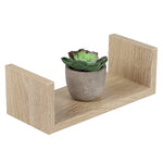 Load image into Gallery viewer, Home Basics Floating Shelf, (Set of 3), Oak $10.00 EACH, CASE PACK OF 6
