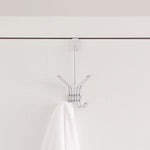 Load image into Gallery viewer, Home Basics Over the Door Double Hook, Chrome $2.50 EACH, CASE PACK OF 24