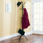 Load image into Gallery viewer, Home Basics Contemporary Coat Rack, Black $10.00 EACH, CASE PACK OF 6
