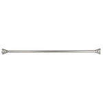 Load image into Gallery viewer, Home Basics Empire 47-72” Adjustable Tension Mounted Straight Steel Shower Curtain Rod, Satin Nickel $12.00 EACH, CASE PACK OF 12