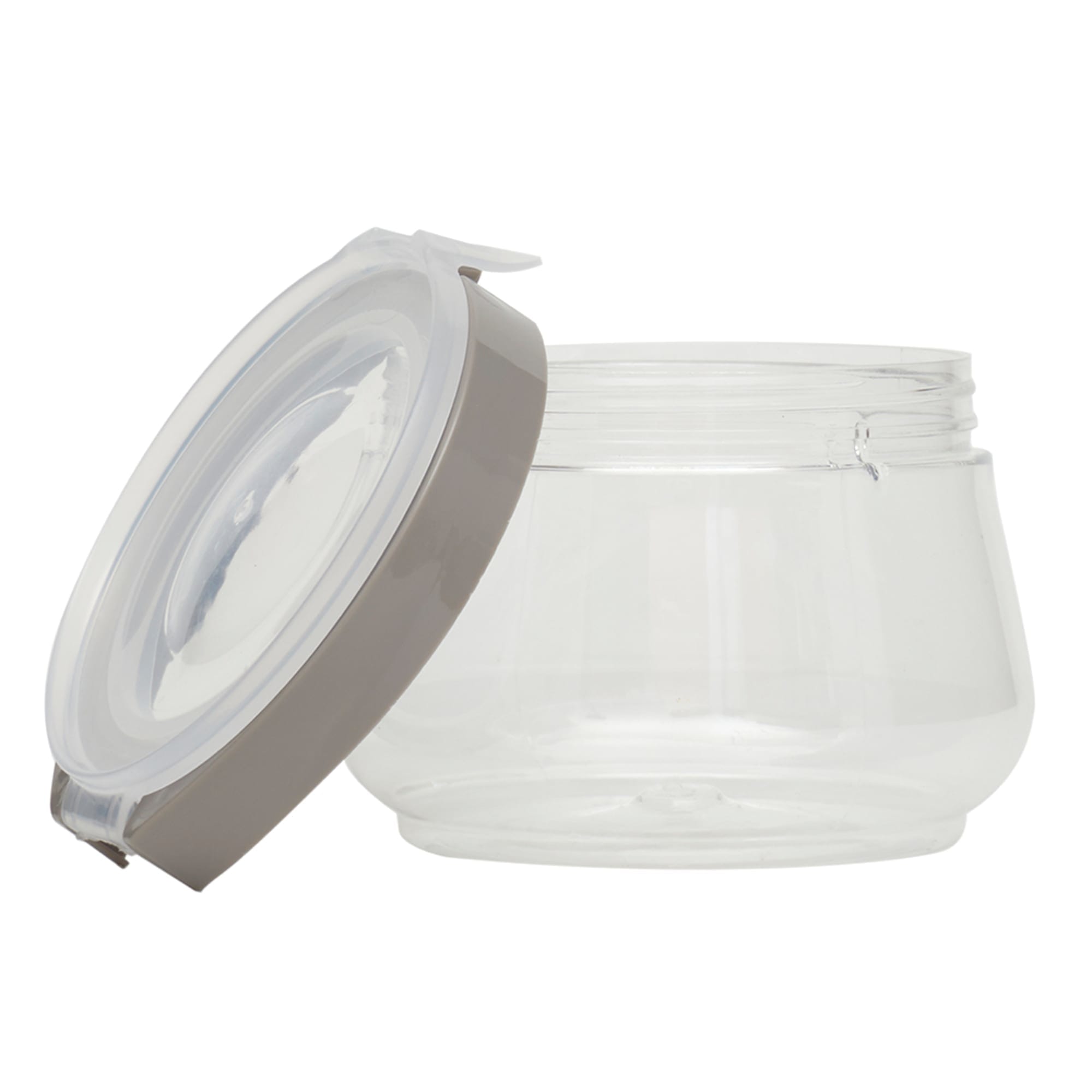 Home Basics 23 oz  Plastic Fliptop Container $3.00 EACH, CASE PACK OF 8