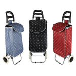 Load image into Gallery viewer, Home Basics Polka Dot Multi-Purpose Rolling Cart - Assorted Colors
