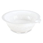 Load image into Gallery viewer, Sterilite 4 Quart Plastic Colander, White $2.00 EACH, CASE PACK OF 12