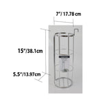 Load image into Gallery viewer, Home Basics Chrome Plated Steel Over the Tank Toilet Paper Holder $6.00 EACH, CASE PACK OF 12