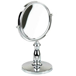 Load image into Gallery viewer, Home Basics Nadia Double Sided Cosmetic Mirror, Chrome $15 EACH, CASE PACK OF 6