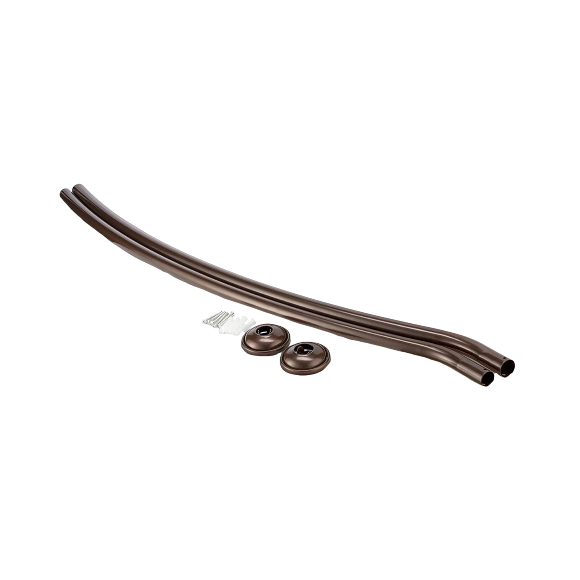 Home Basics Steel Curved Shower Rod, Bronze $15.00 EACH, CASE PACK OF 8