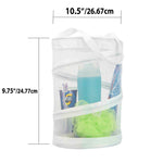 Load image into Gallery viewer, Home Basics White Mesh Barrel Caddy $3.00 EACH, CASE PACK OF 12