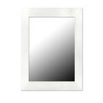 Load image into Gallery viewer, Home Basics Contemporary Rectangle Wall Mirror, White $5.00 EACH, CASE PACK OF 6