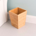 Load image into Gallery viewer, Home Basics Bamboo Waste Bin $12.00 EACH, CASE PACK OF 6
