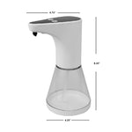 Load image into Gallery viewer, Home Basics 16 oz. Automatic Compact Countertop Soap Dispenser, White $12.00 EACH, CASE PACK OF 6
