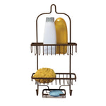 Load image into Gallery viewer, Home Basics Heavyweight Shower Caddy, Bronze $12 EACH, CASE PACK OF 6