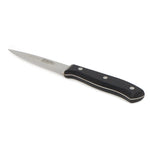 Load image into Gallery viewer, Home Basics 3.5" Stainless Steel Paring Knife with Contoured Bakelite Handle, Black $1.50 EACH, CASE PACK OF 24