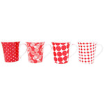 Load image into Gallery viewer, Home Basics Polk Dot Collection Bone China 12 oz. Novelty Mug - Assorted Colors