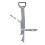 Load image into Gallery viewer, Home Basics All-in-One Stainless Steel Corkscrew Bottle Opener with Foil Cutter $2.00 EACH, CASE PACK OF 24