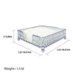 Load image into Gallery viewer, Home Basics Infinity Collection Flat Napkin Holder, Chrome $5.00 EACH, CASE PACK OF 12