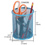 Load image into Gallery viewer, Home Basics Mesh Steel Cutlery Organizer - Assorted Colors