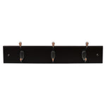 Load image into Gallery viewer, Home Basics 3 Double Hook Wall Mounted Hanging Rack, Brown $8.00 EACH, CASE PACK OF 12