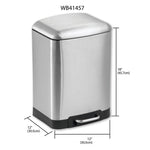 Load image into Gallery viewer, Home Basics 12 Liter Soft-Close Waste Bin $30.00 EACH, CASE PACK OF 4
