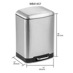Load image into Gallery viewer, Home Basics 12 Liter Soft-Close Waste Bin $30.00 EACH, CASE PACK OF 4
