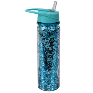 Home Basics Glitter 18 oz. Water Bottle - Assorted Colors