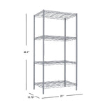 Load image into Gallery viewer, Home Basics 4 Tier Metal Wire Shelf, Grey $40.00 EACH, CASE PACK OF 4
