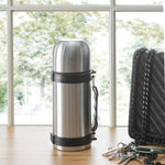 Load image into Gallery viewer, Home Basics Stainless Steel Bullet Vacuum Flask $6.00 EACH, CASE PACK OF 12