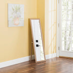 Load image into Gallery viewer, Home Basics Easel Back Full Length Mirror with MDF Frame, Natural $15.00 EACH, CASE PACK OF 6
