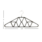 Load image into Gallery viewer, Home Basics Geometric Accessory Hanger, Black $2.00 EACH, CASE PACK OF 48