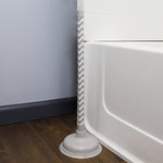 Load image into Gallery viewer, Home Basics Chevron Force Cup Rubber Plunger, Grey $3 EACH, CASE PACK OF 12