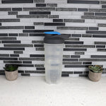Load image into Gallery viewer, Home Basics Flip Top Plastic Bottle with Measurement Markings, Clear $2.00 EACH, CASE PACK OF 12
