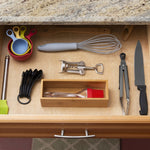 Load image into Gallery viewer, Home Basics 3" x 9" Bamboo Organizer, Natural $3 EACH, CASE PACK OF 12