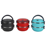 Load image into Gallery viewer, Home Basics 2 Tier Leak-Proof Lunch Box - Assorted Colors
