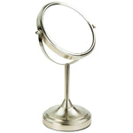 Load image into Gallery viewer, Home Basics Elizabeth Collection Cosmetic Mirror, Satin Nickel $15 EACH, CASE PACK OF 6