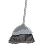 Load image into Gallery viewer, Home Basics Chevron Precision Clean Wide Angled Broom, Grey $10 EACH, CASE PACK OF 12
