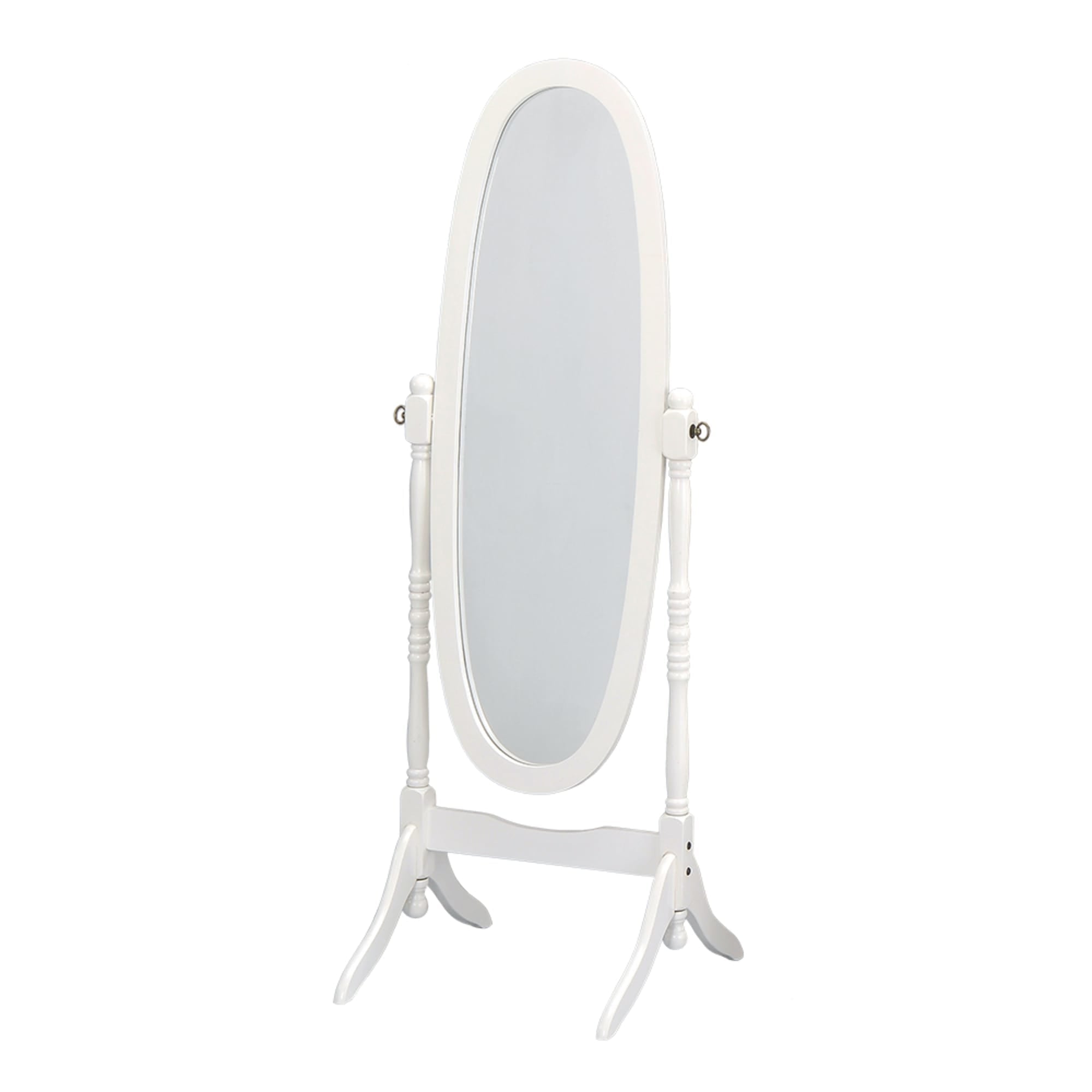 Home Basics Freestanding Oval Mirror, White $60.00 EACH, CASE PACK OF 1