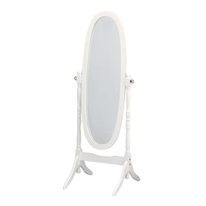 Home Basics Freestanding Oval Mirror, White $60.00 EACH, CASE PACK OF 1