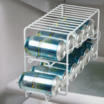 Load image into Gallery viewer, Home Basics 2 Tier Can Dispenser, White $8.00 EACH, CASE PACK OF 12

